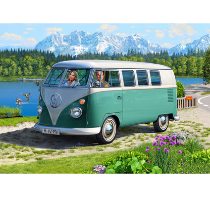 Revell Kit de construction de modèle de bus Volkswagen T1 Bus 1:24