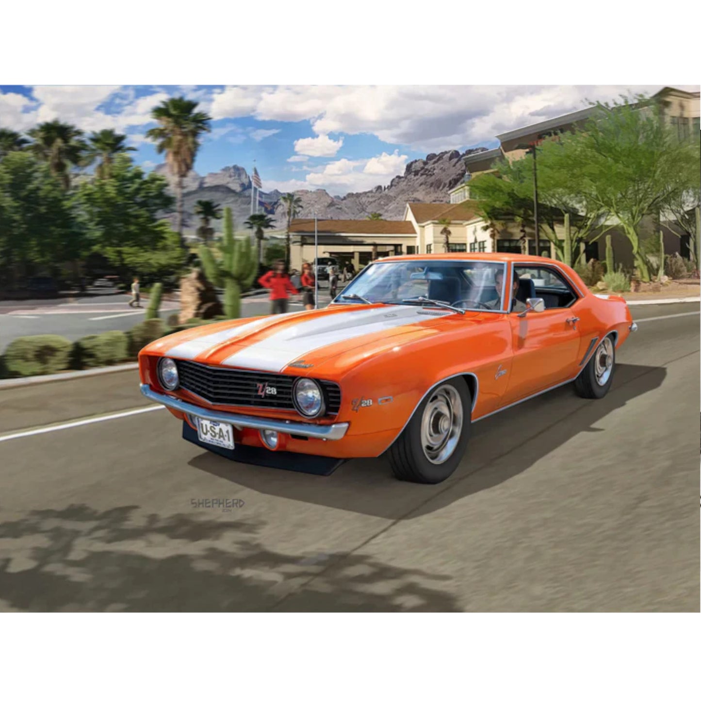 Revell 69 Chevy Camaro Z28 Car Model Kit 07727