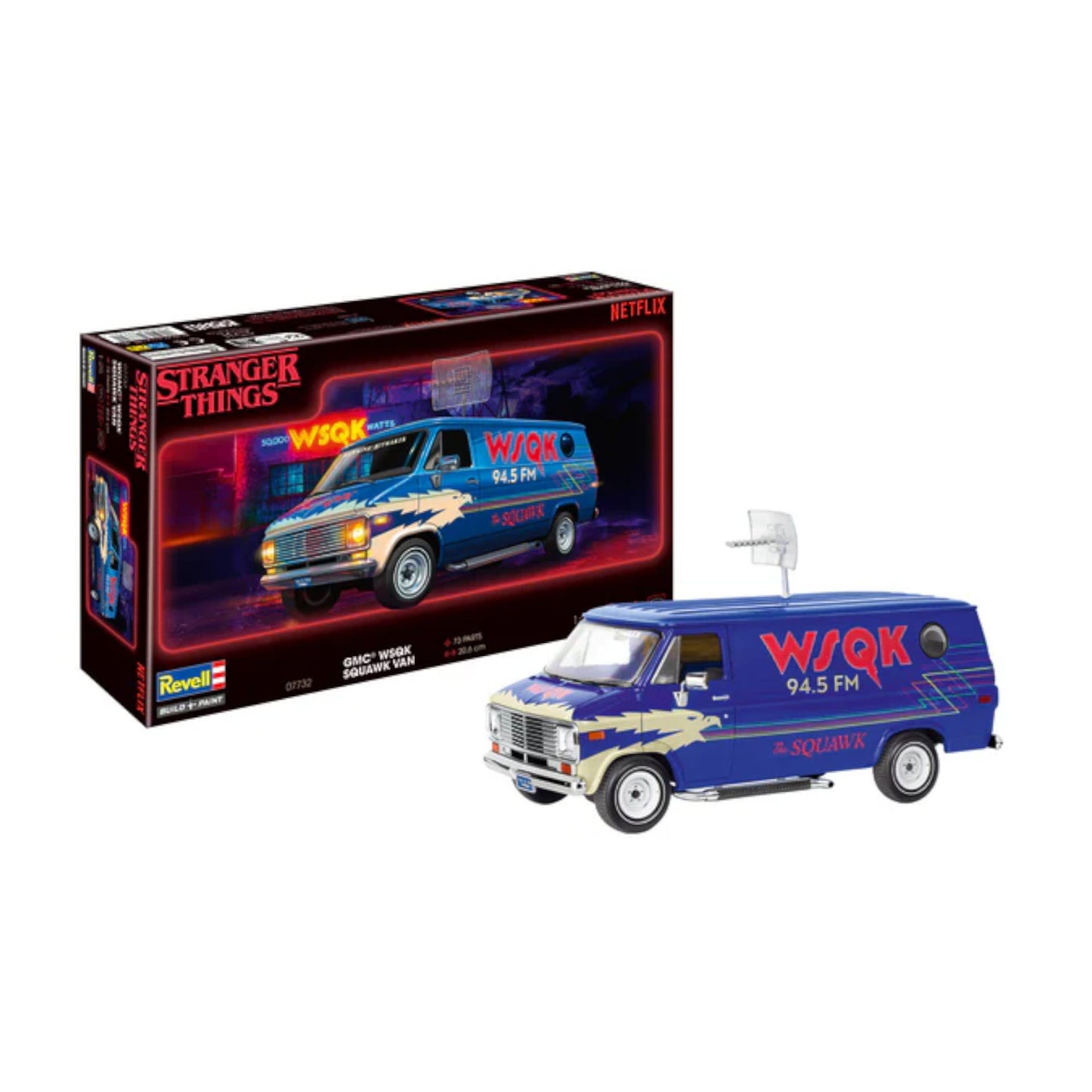 Revell Stranger Things GMC WSQK Squawk Van 07732 3D Puzzle