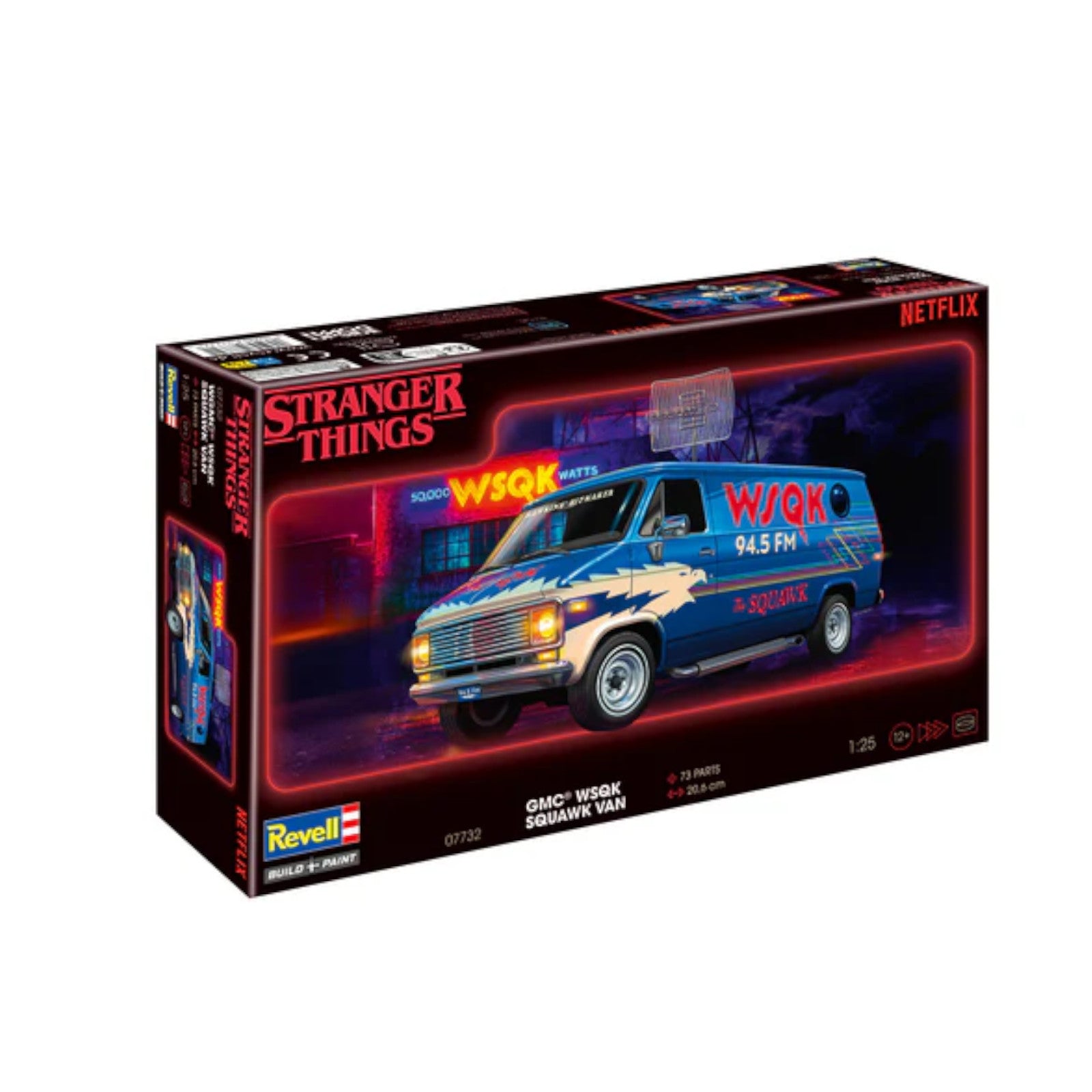 Revell Stranger Things GMC WSQK Squawk Van 07732 3D Puzzle Alternate 10