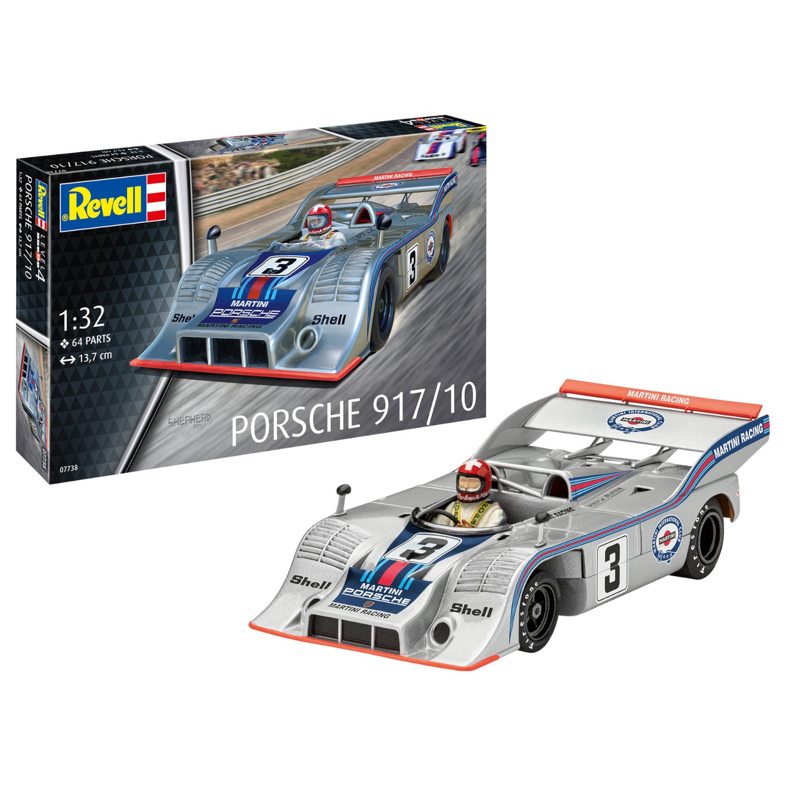 Revell Porsche 917/10 Car Model Kit 1:32