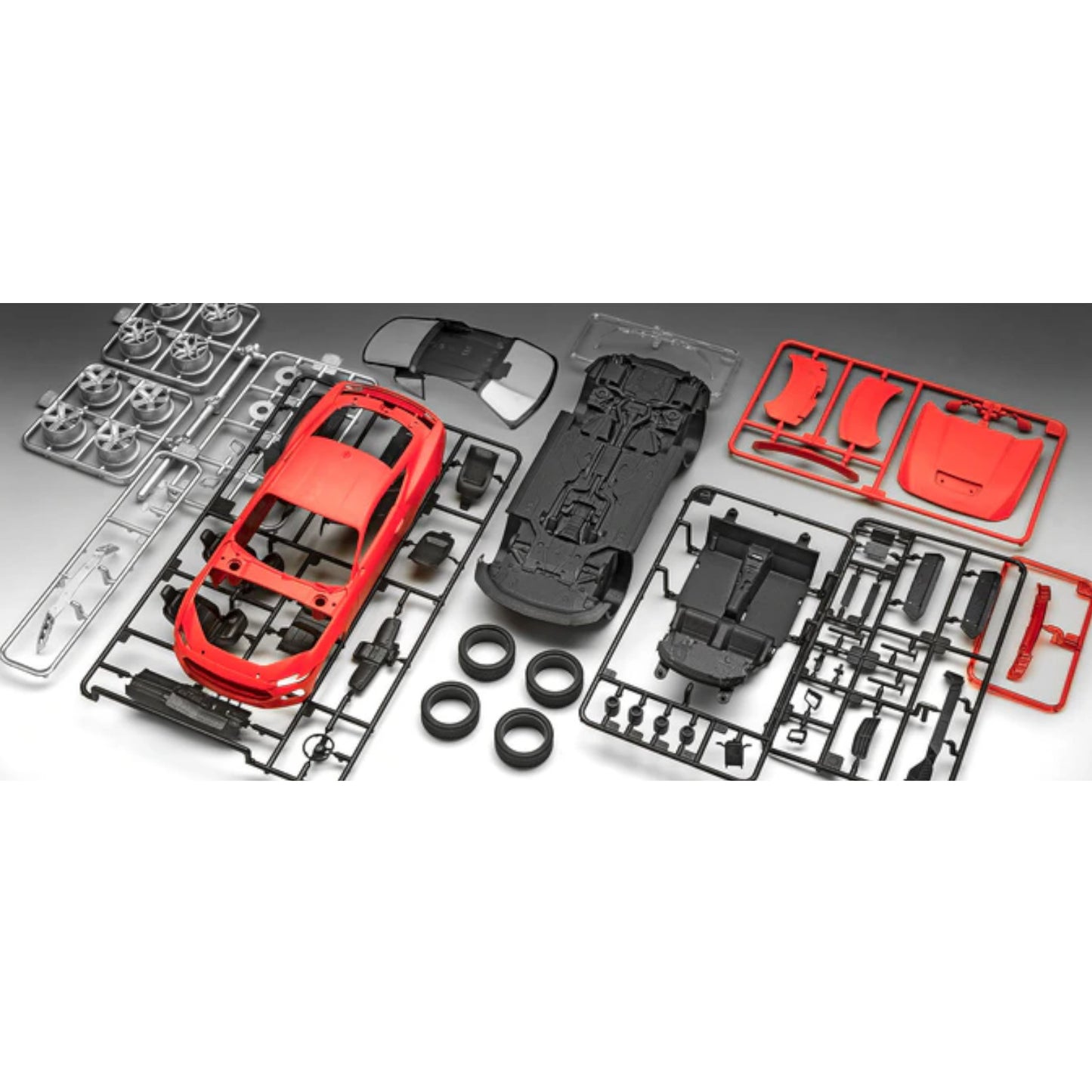 Revell 2024 Ford Mustang GT 2 in 1 Click System Car Model Kit 07743