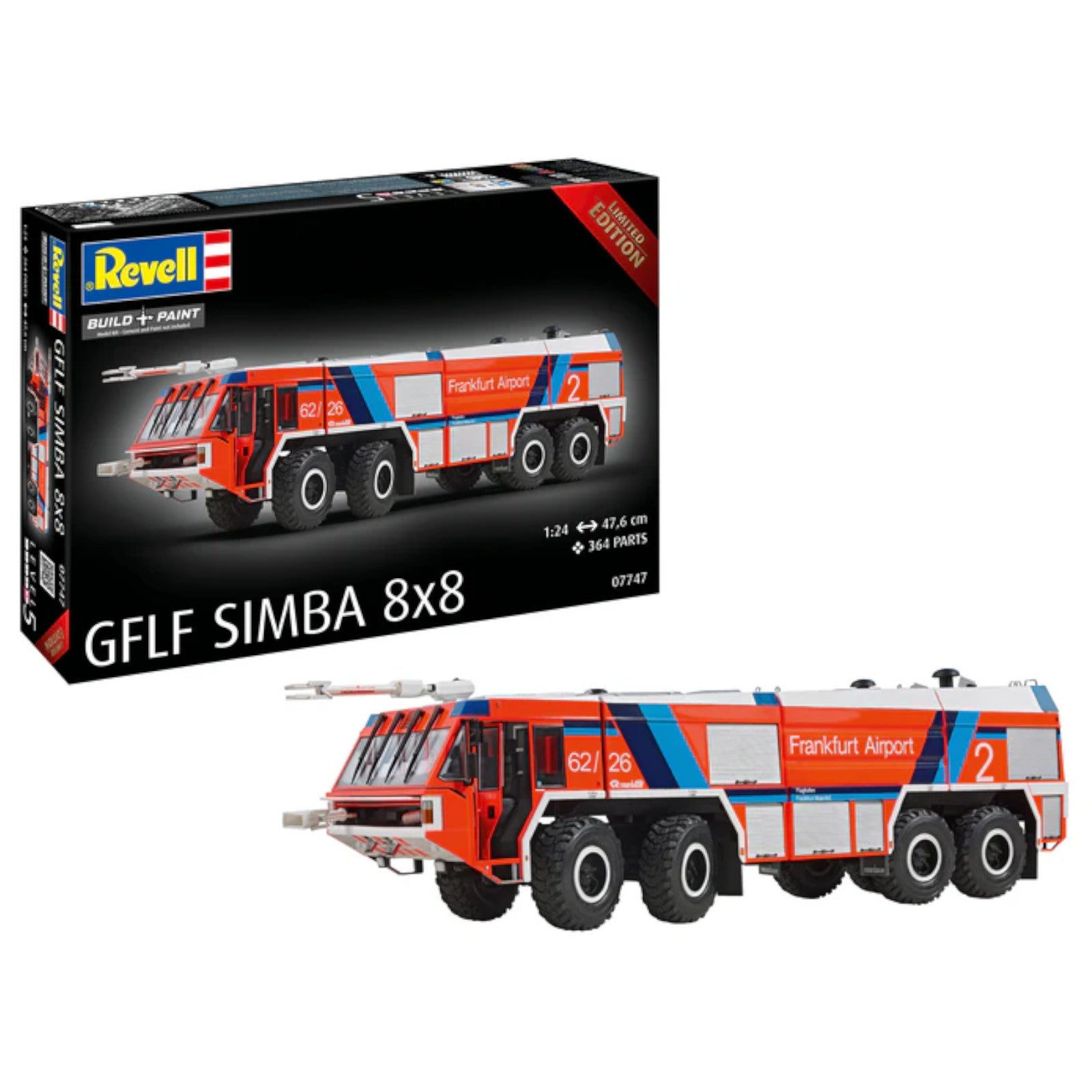 Revell GFLF Simba 8x8 Airport Fire Engine Limited Edition 07747 3D Puzzle