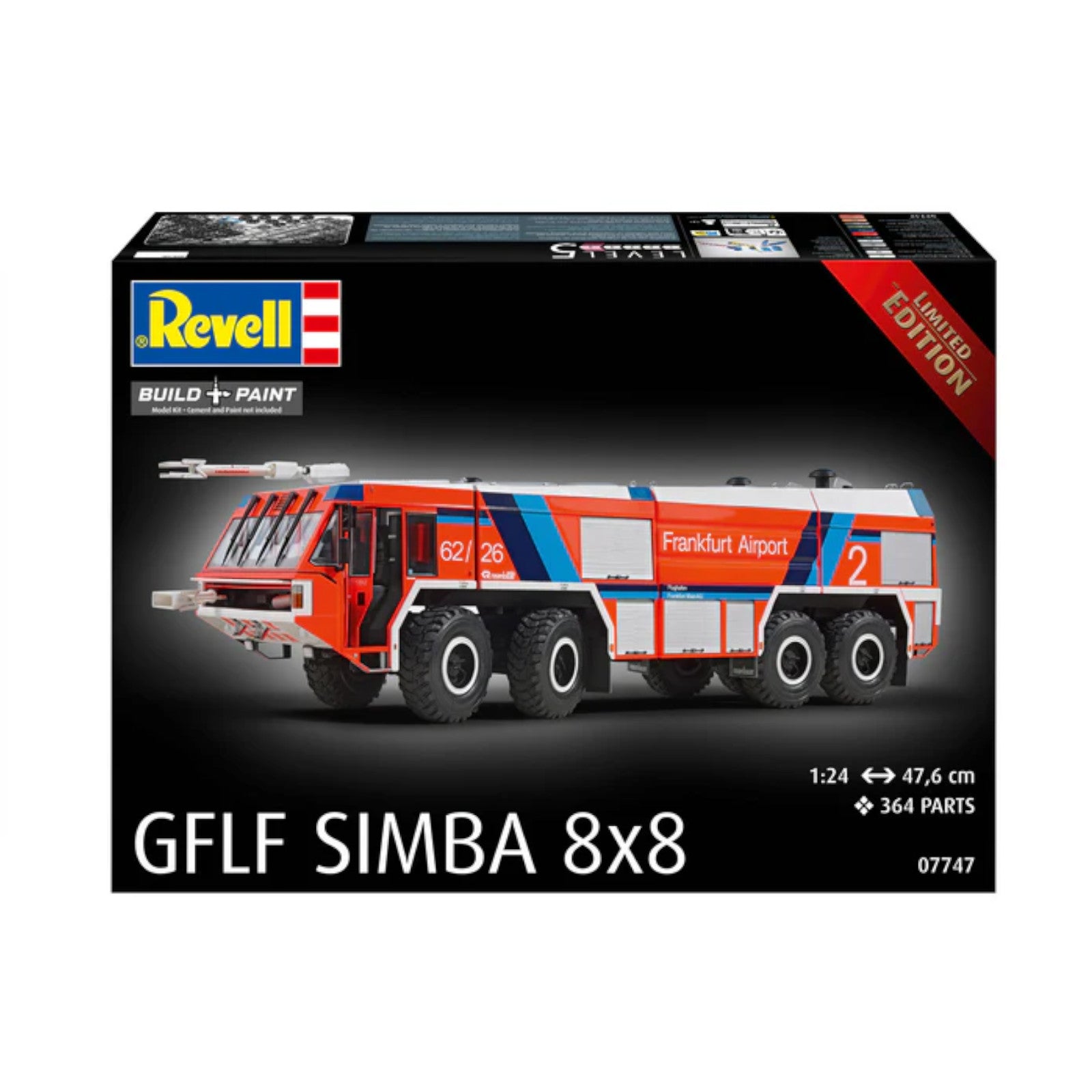 Revell GFLF Simba 8x8 Airport Fire Engine Limited Edition 07747 3D Puzzle Alternate 8