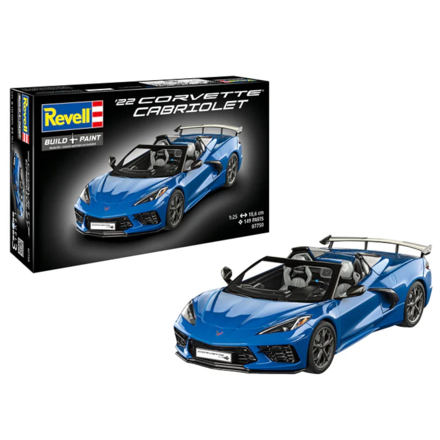 Revell 22 Corvette Cabriolet 07750 3D Puzzle