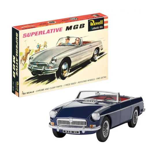 Revell MGB Roadster 75 Years Plastic Car Model Kit 07753