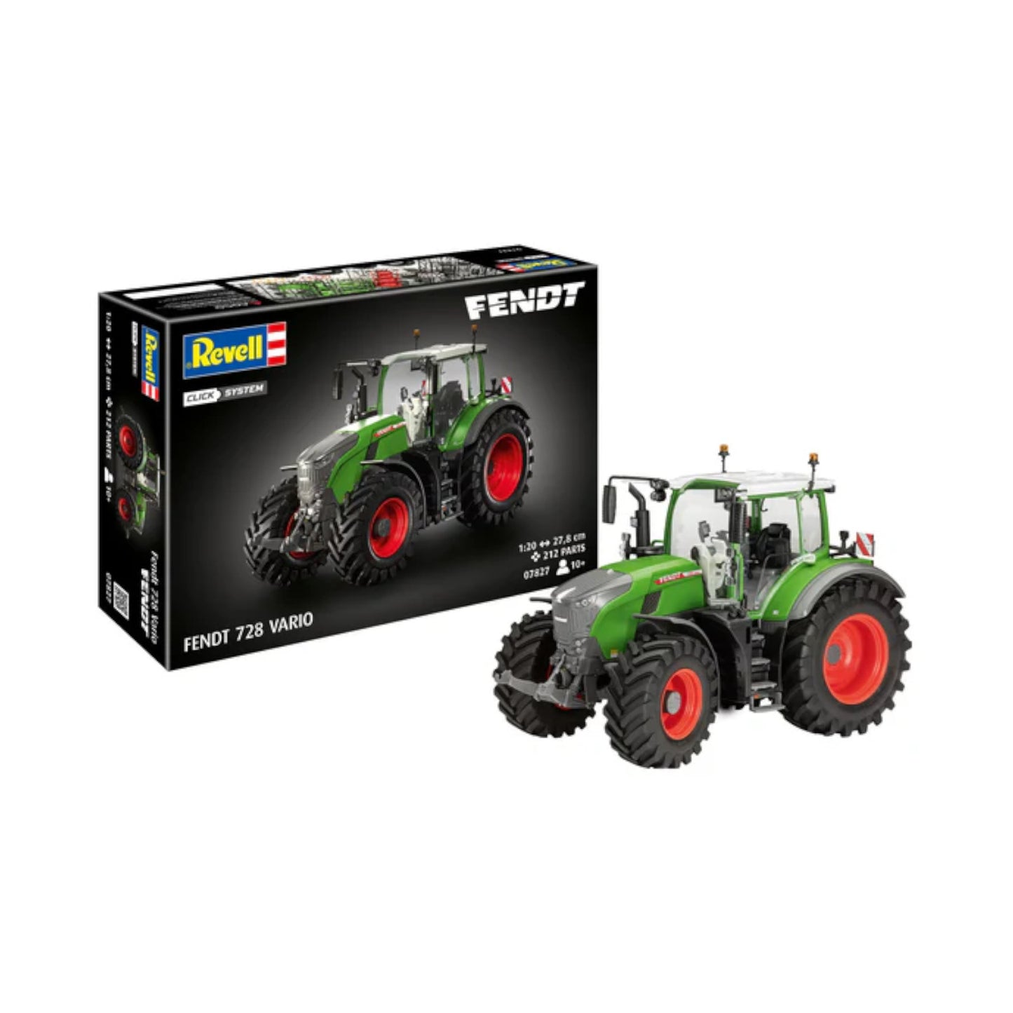 Revell Fendt 728 Vario Tractor Click System 07827 Tractor Model Kit