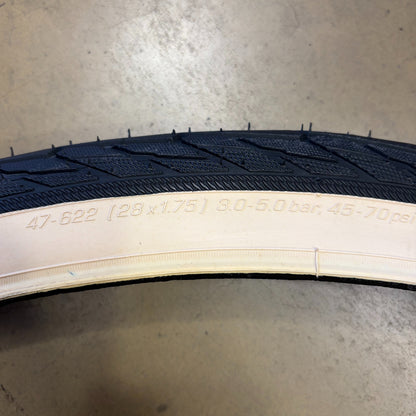 Schwalbe Road Cruiser K-Guard TwinSkin Whitewall Green 700c Bike Tyre