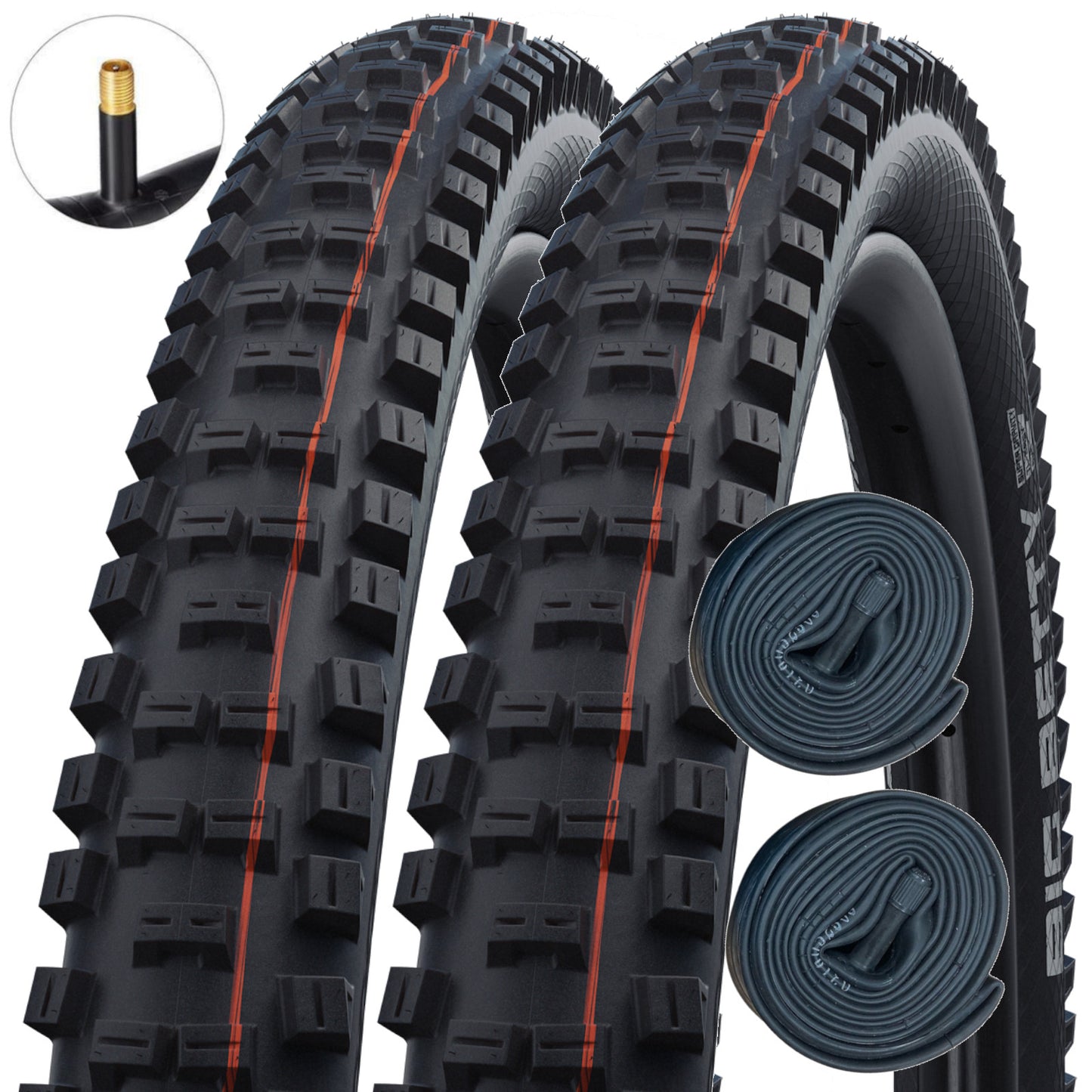 Schwalbe Big Betty Evo Super Trail TLE 26 x 2.4 62-559 ADDIX Soft E-25 26 Inch Bike Tyre Folding