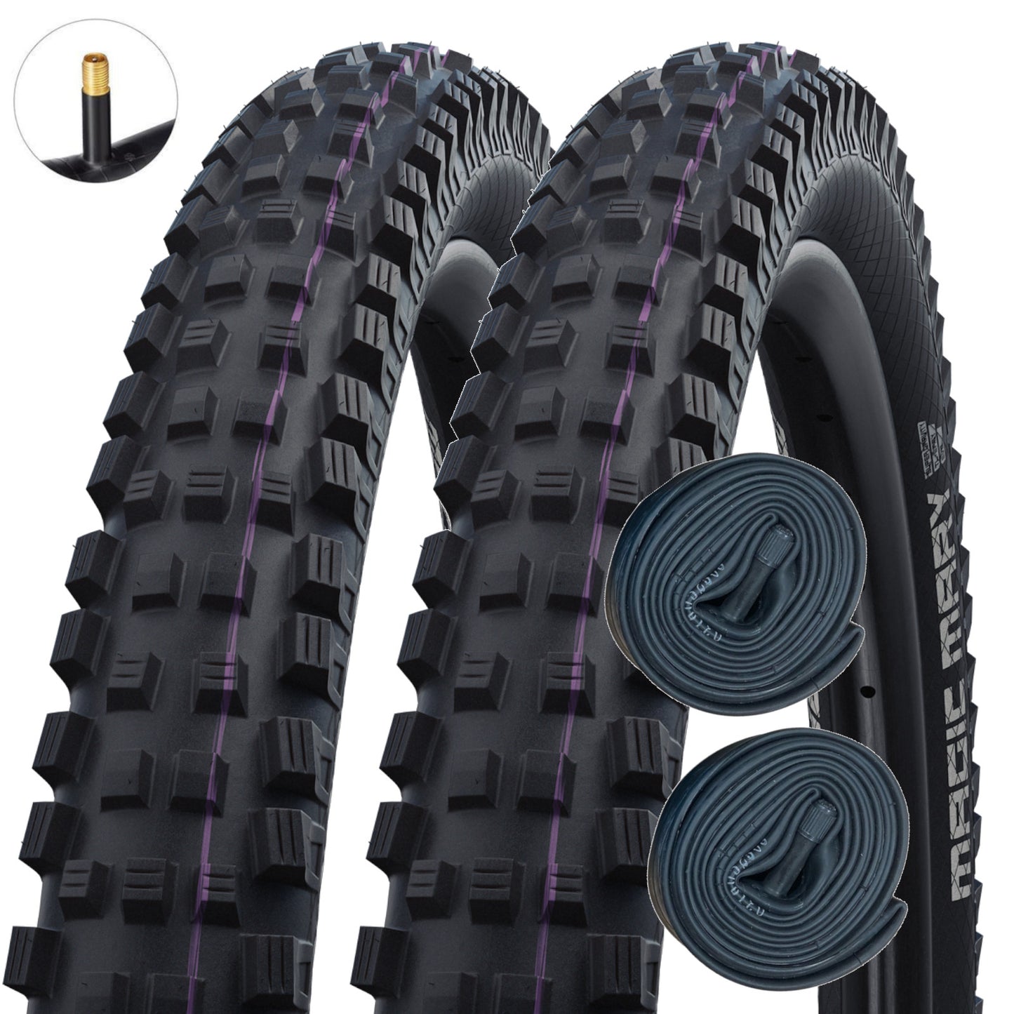 Schwalbe Magic Mary Evo Super Downhill TLE 26 x 2.35 60-559 ADDIX Ultra Soft E-25 26 Inch Bike Tyre Folding