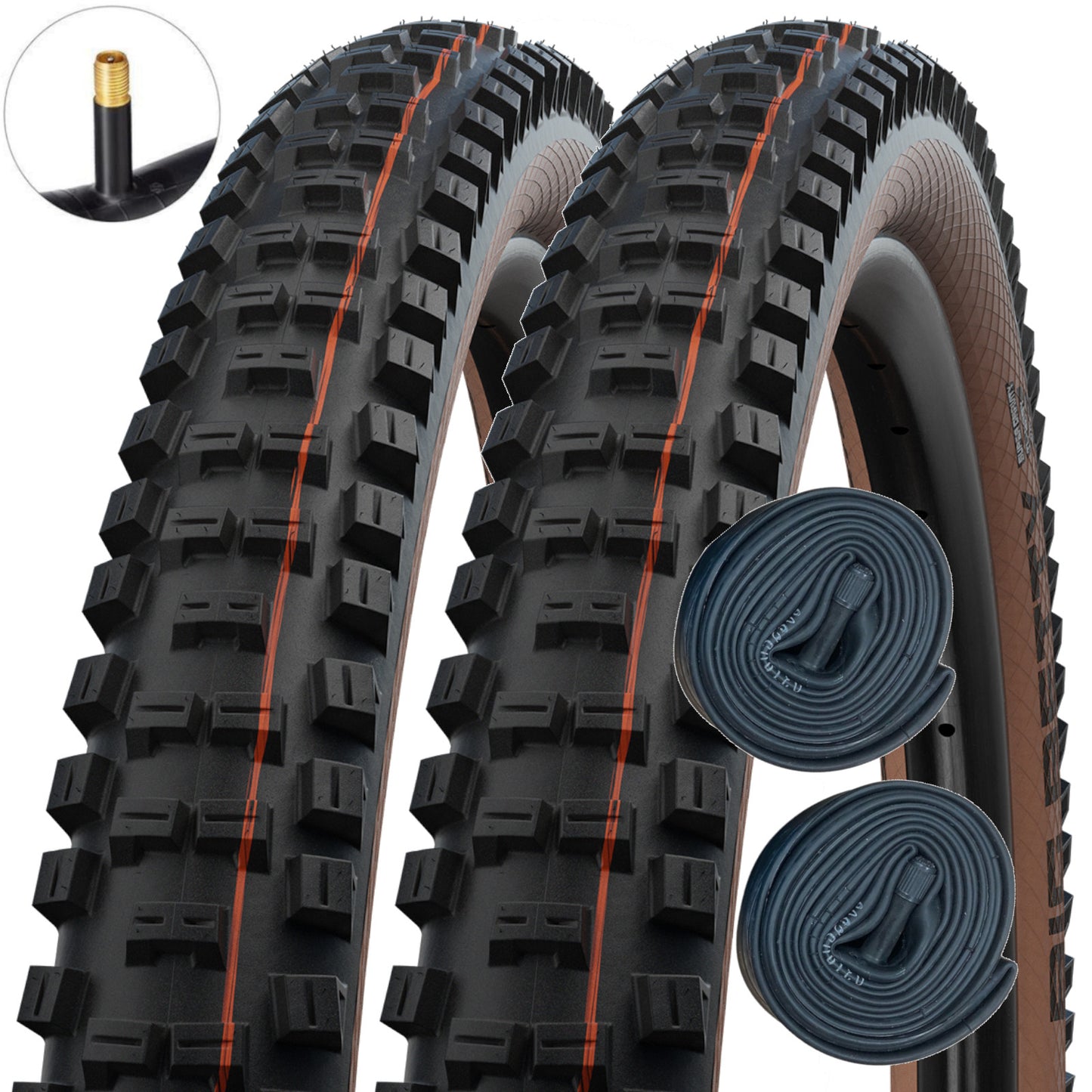 Schwalbe Big Betty Evo Super Trail TLE 29 x 2.4 62-622 ADDIX Soft E-25 29 Inch Bike Tyre Folding Tanwall