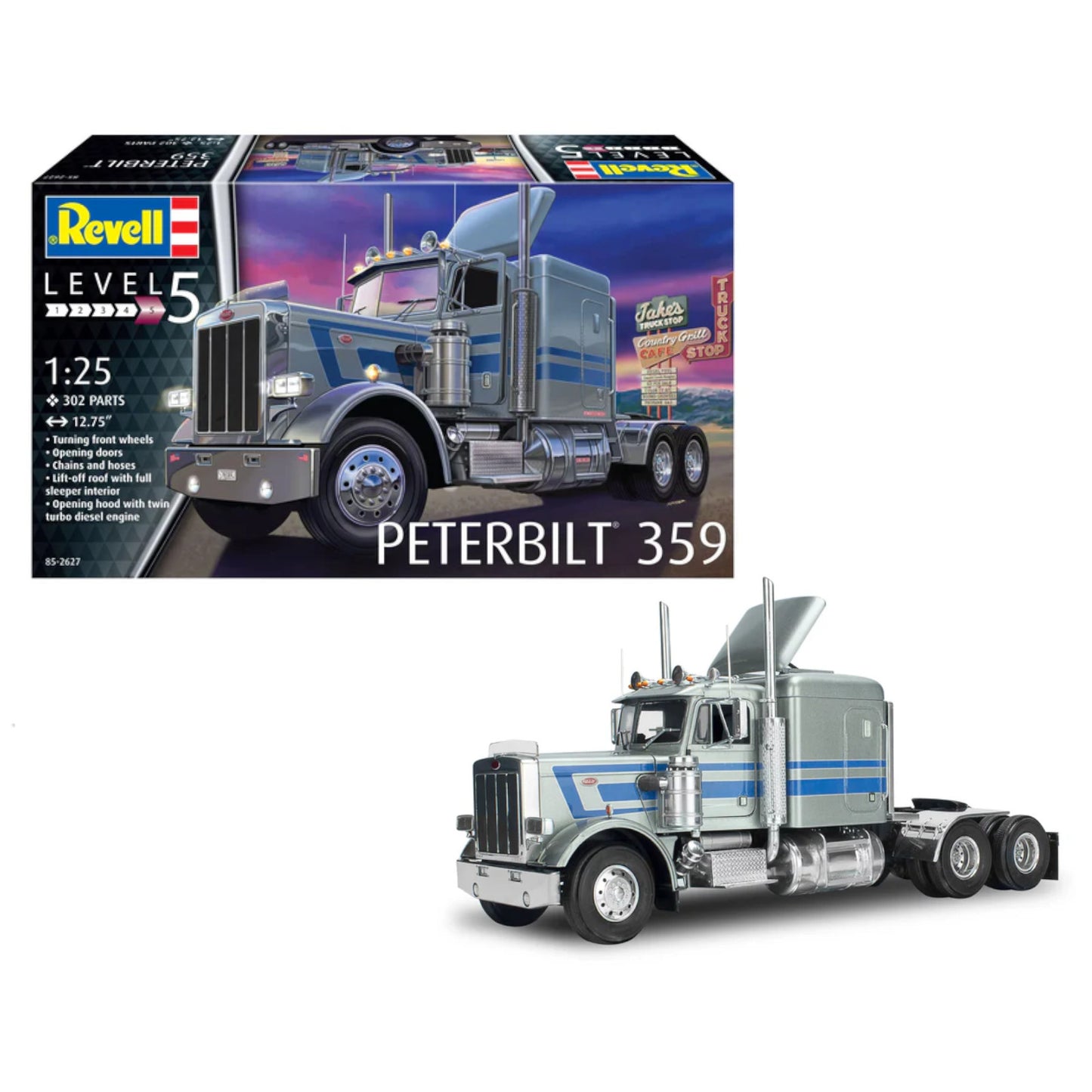 Revell Peterbilt 359 12627 Truck Model Kit