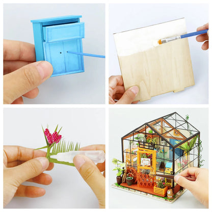 Rolife Cathy’s Flower House DIY Miniature House 3D Puzzle DG104