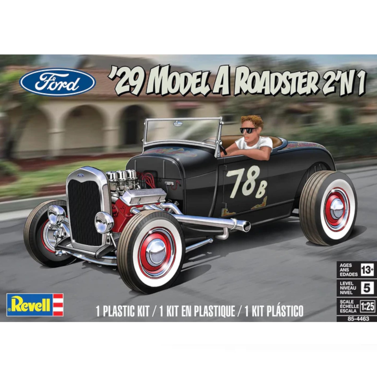 Revell 1929 Ford Model A Roadster Car Model Kit 1:25 Street Rod 14463 Alternate 12