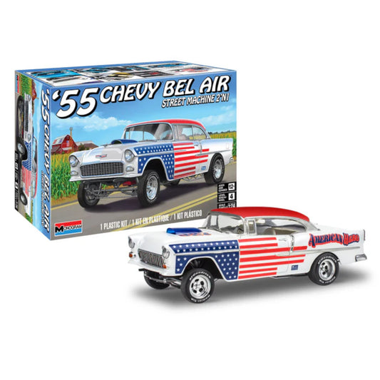 Revell 1955 Chevy Bel Air Street Machine 2N1 Car Model Kit