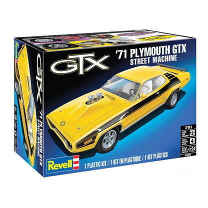 Revell 71 Plymouth Satellite GTX Street Machine Car Model Kit 14588