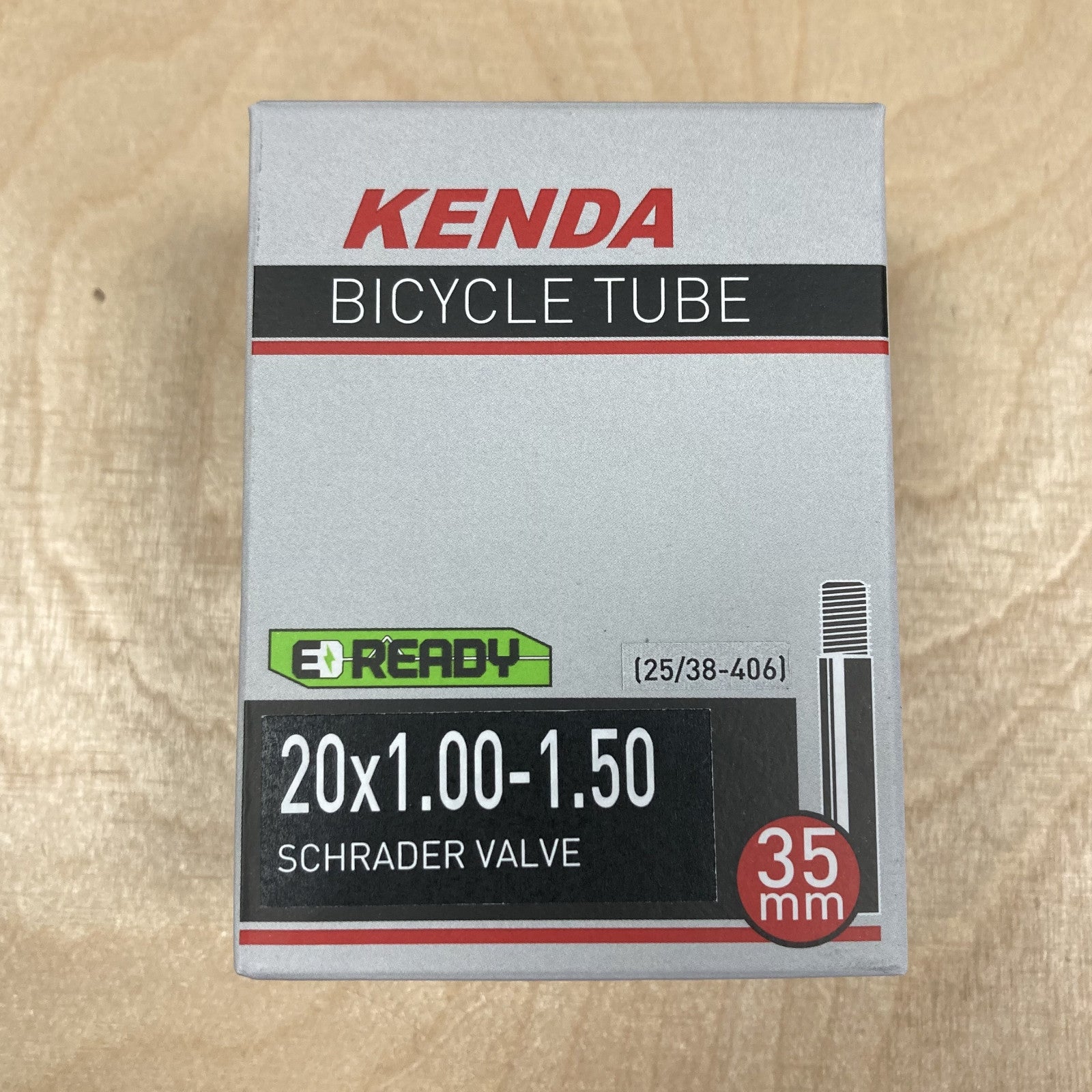 Kenda 20 x 1.00-1.50" E-Ready 20 Inch Schrader Valve Bike Inner Tube Alternate 2