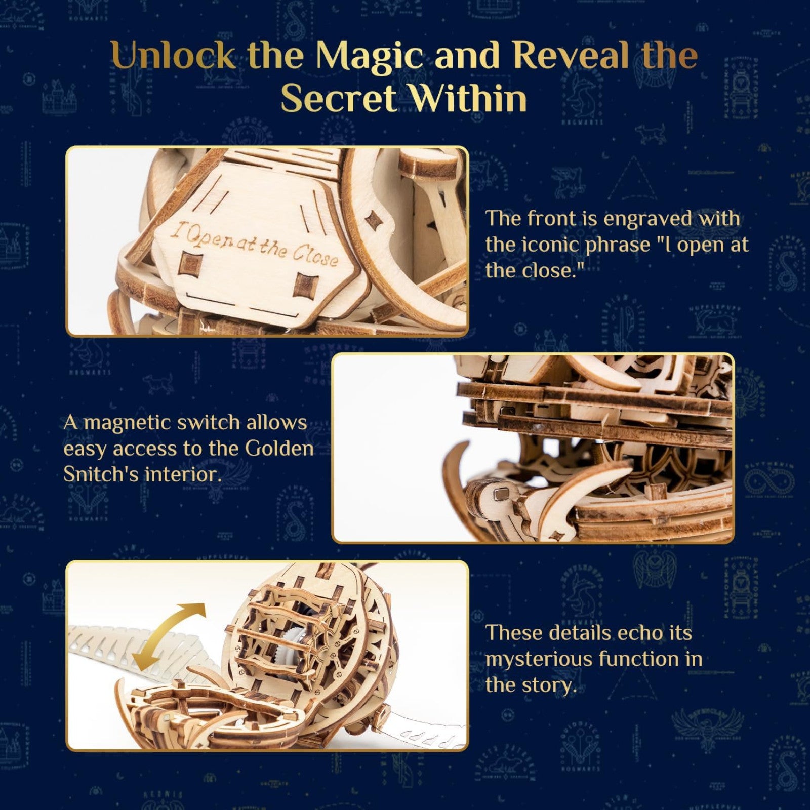 Puremind Harry Potter Golden Snitch Craft Kit 3D Puzzle Alternate 7