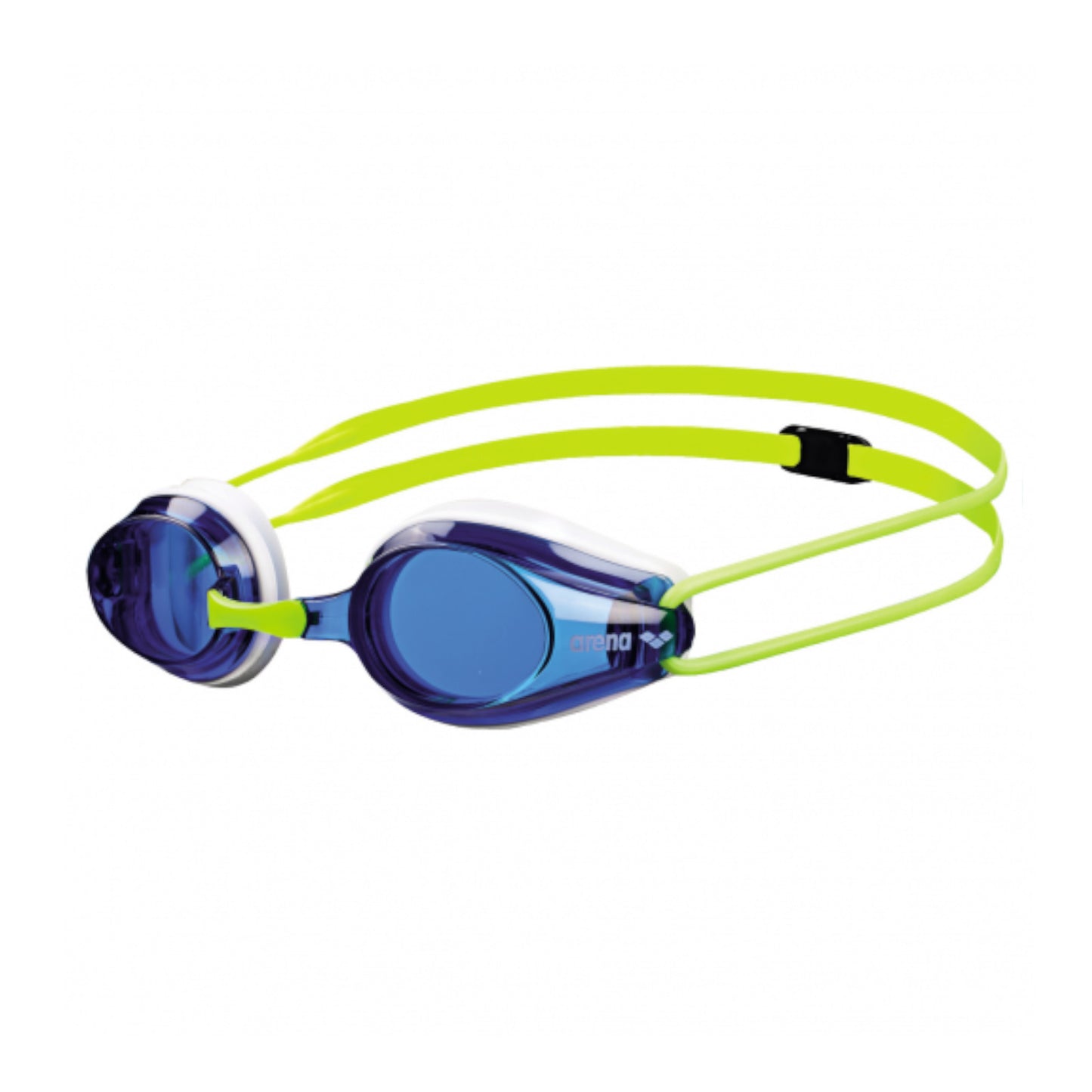 Arena Tracks Junior Racing Blue White Fluo Yellow Kid's Swimming Goggles