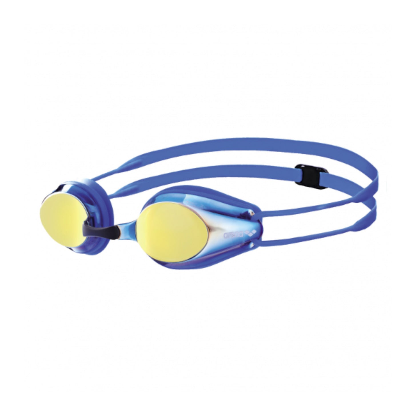 Arena Tracks Junior Mirror Racing Blue Yellow Copper Blue Blue Kid's Swimming Goggles