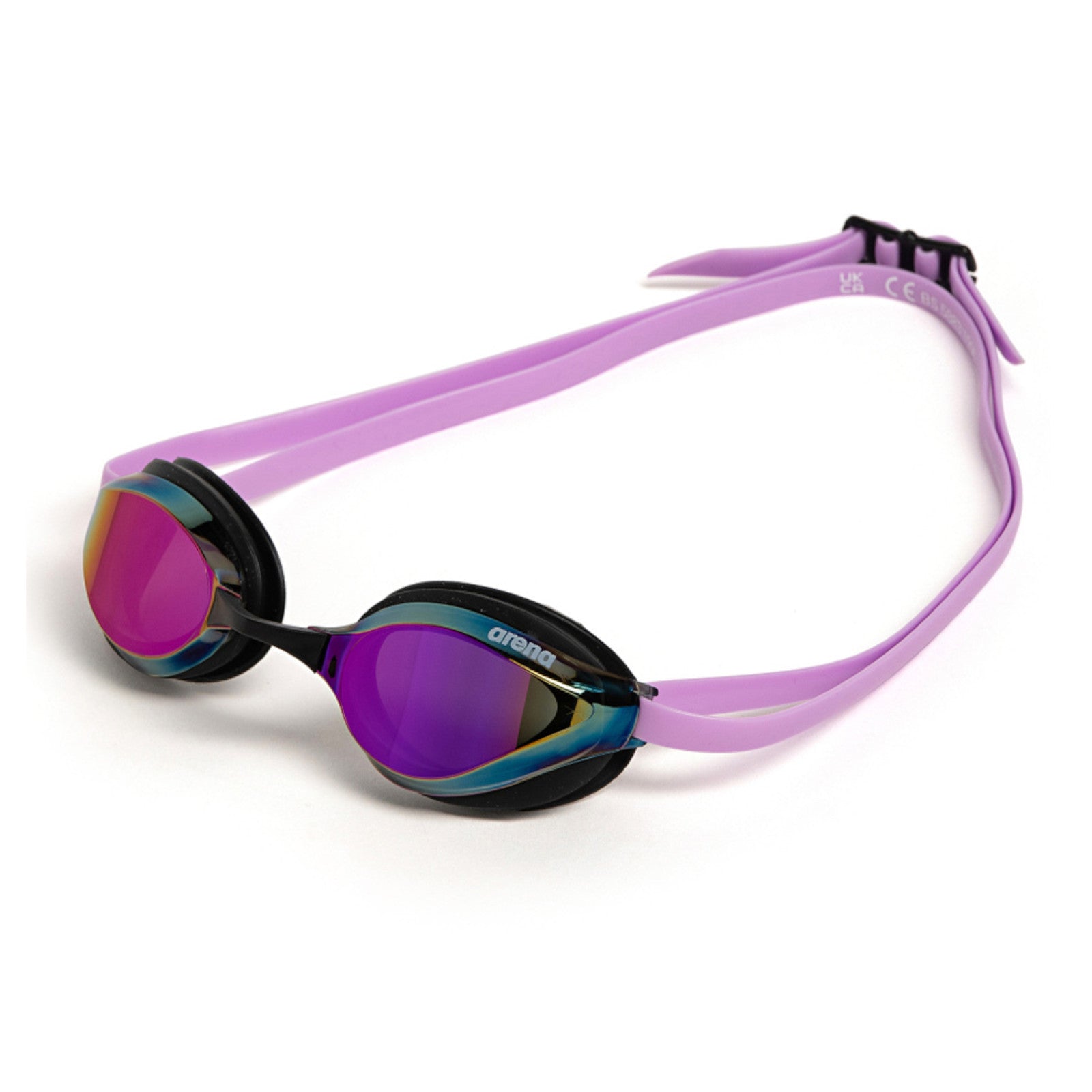 Arena Python Mirror Racing Violet Black Violet Men's Swimming Goggles