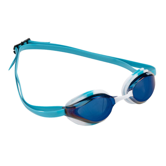 Arena Python Mirror Racing Blue Mirror White Sky Men's Swimming Goggles