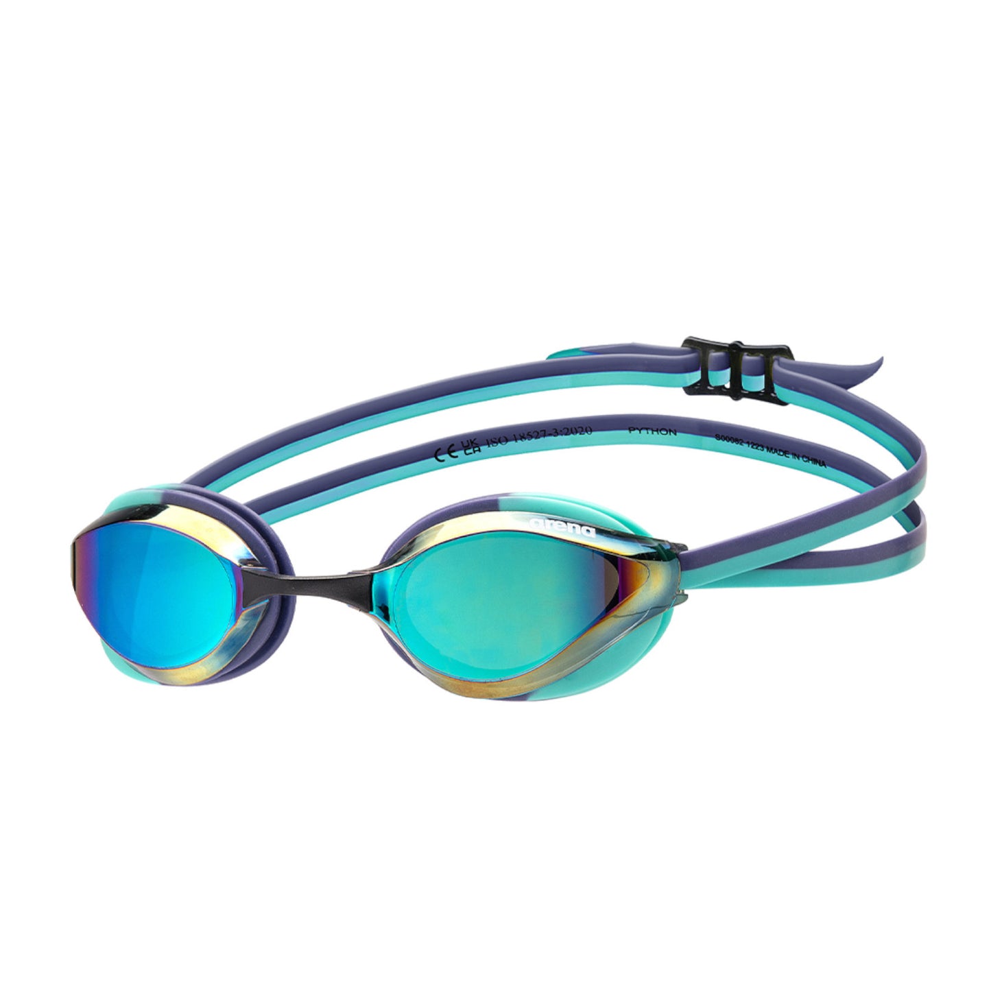 Arena Python Mirror Racing Turquoise Future Dusk Water Men's Swimming Goggles