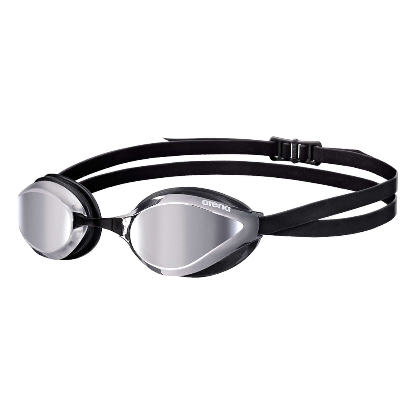 Arena Python Mirror Racing Silver Black Men's Swimming Goggles
