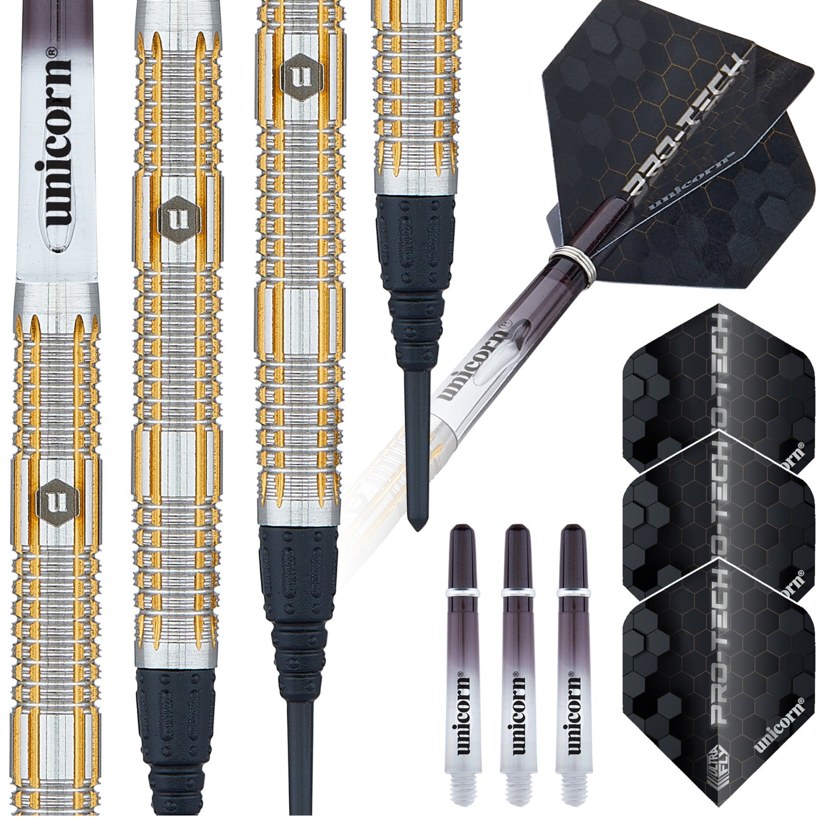 Unicorn Pro-Tech Style 4 Tungsten Dart 18G Soft Tip Dart