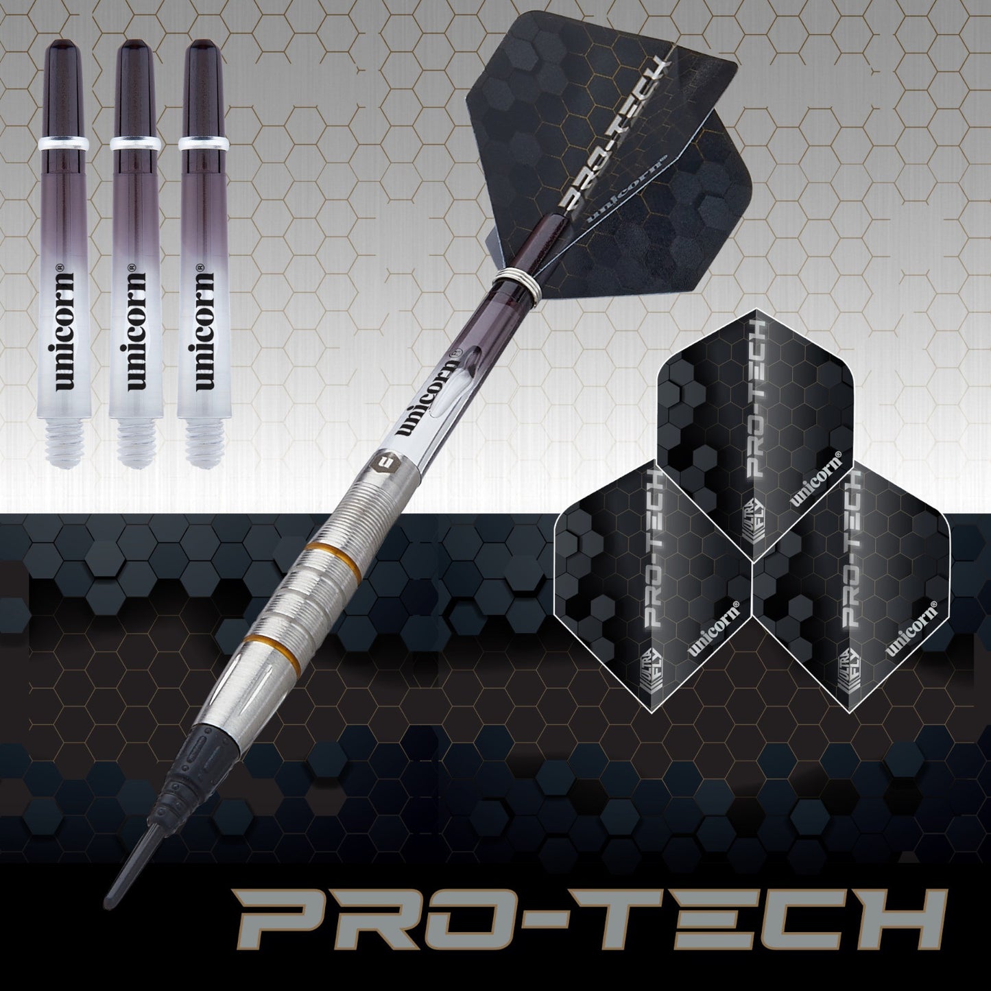 Unicorn Pro-Tech Style 5 Tungsten Dart 18G Soft Tip Dart Alternate 2