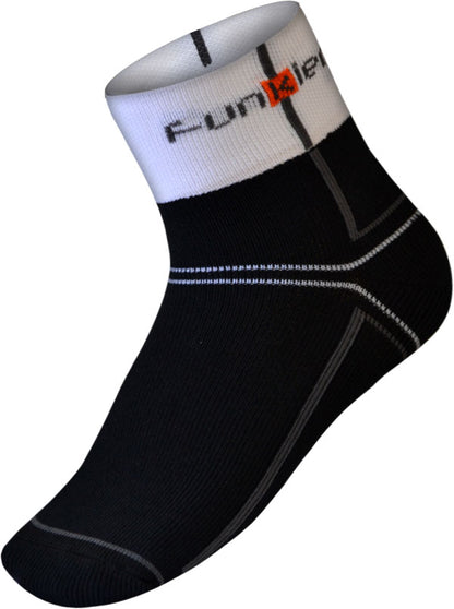 Funkier Lorca SK-44 Men's Cycling Socks Black/White EU 43-46