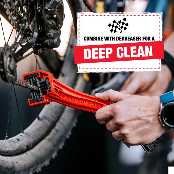 Finish Line Starter Kit Pack Ecotech Degreaser / Wet Chain Lube / Grunge Brush