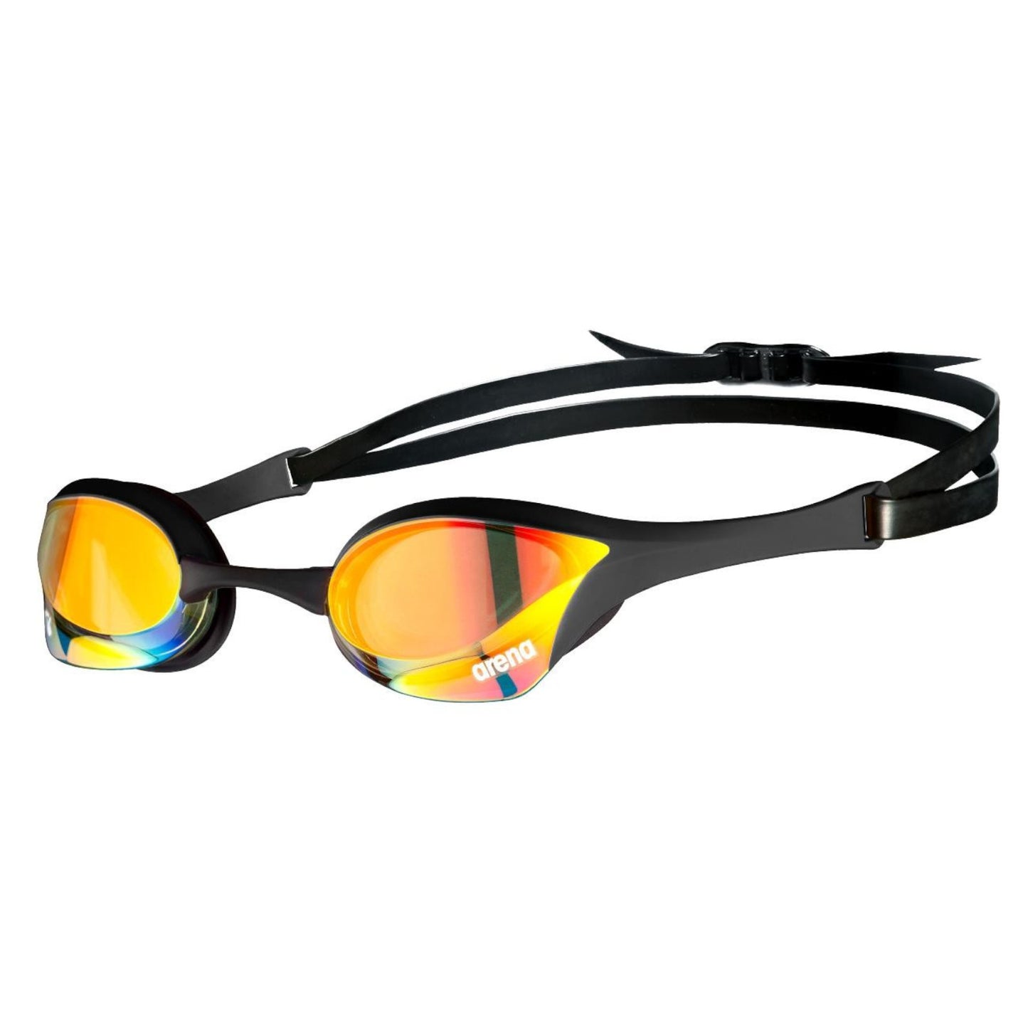 Arena Cobra Ultra Swipe Mirror Racing Yellow Copper Black Men's Swimming Goggles