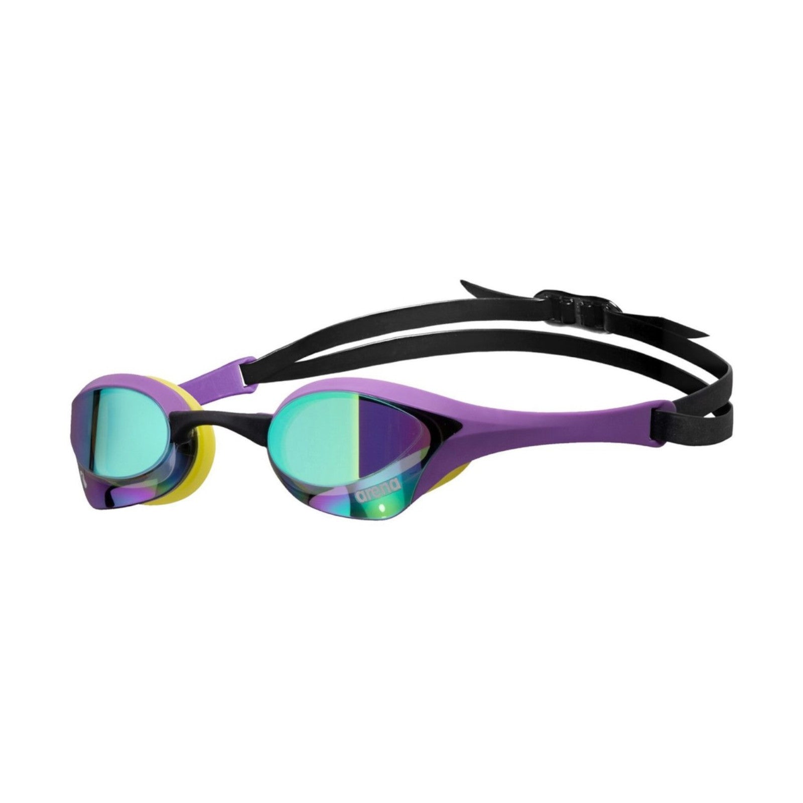 Arena Cobra Ultra Swipe Mirror Racing Emerald Plum Cyber Lime Men's Swimming Goggles