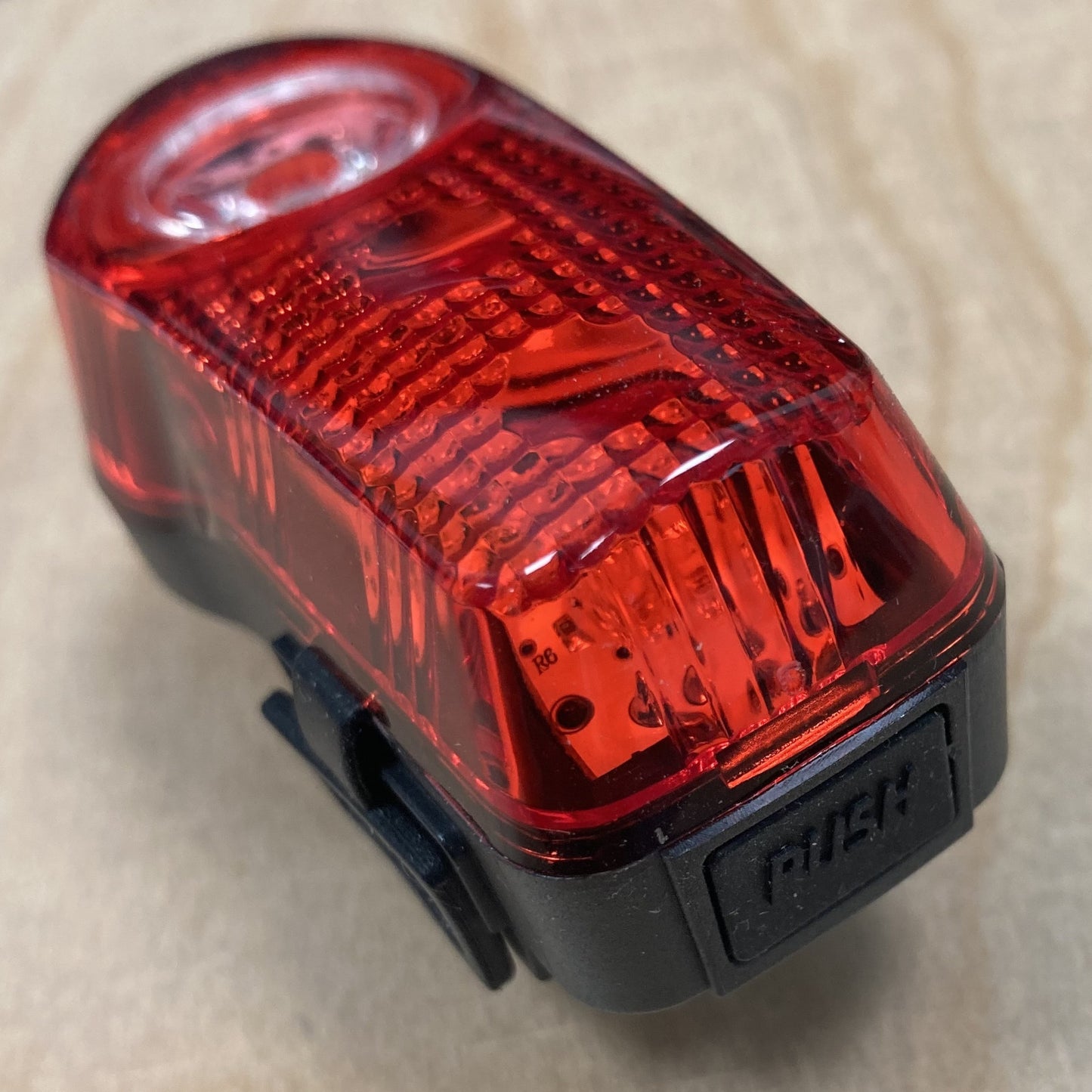 Fahrradrücklicht Smart Superflash 0,5W wiederaufladbar Schwarz