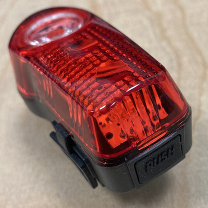 Fahrradrücklicht Smart Superflash 0,5W wiederaufladbar Schwarz