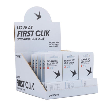 Schwalbe Click Valve Conversion Kit SV to SCV Bike Pump Spare Part (Valves Only) Collection