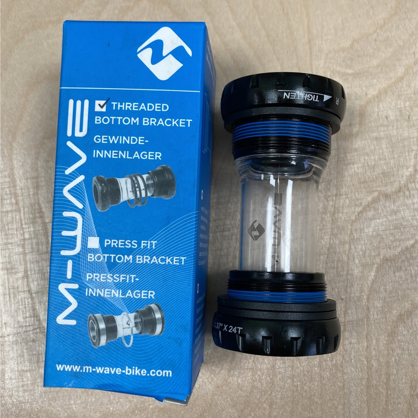 Raleigh 24mm HollowTech II Compatible Threaded Bike Bottom Bracket Alternate 4