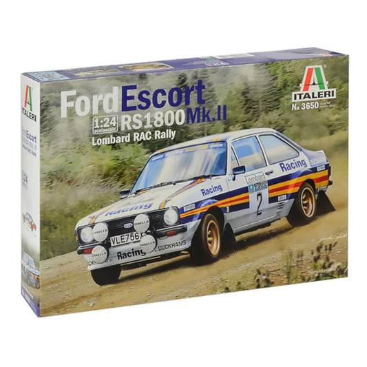 Italeri Ford Escort RS1800 MkII Lombard 1:24 Car Model Kit 3650