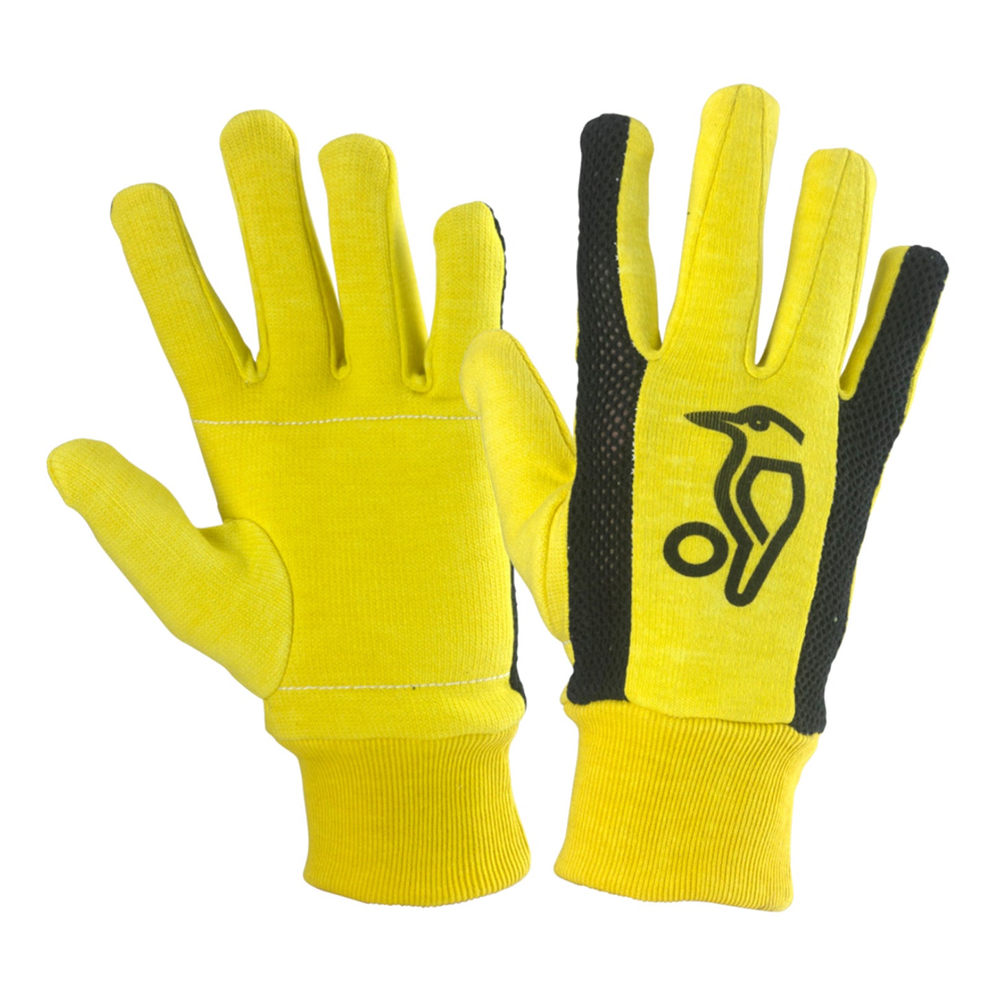 Kookaburra Padded Cotton Wicket Keeping Inners Yellow Adult Cricket Gloves