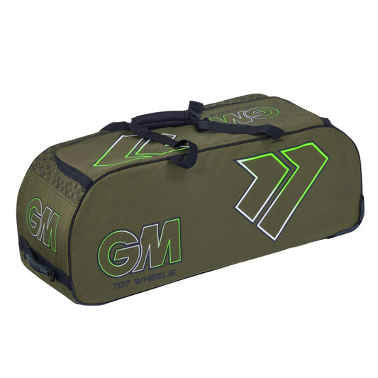 Gunn & Moore 707 Wheelie Cricket Bag Khaki Cricket Bag Accessory