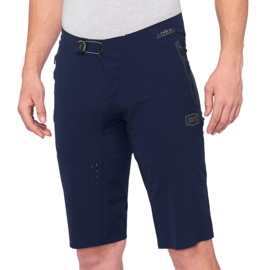 100% Celium Navy 36" Men's Baggy Cycling Shorts