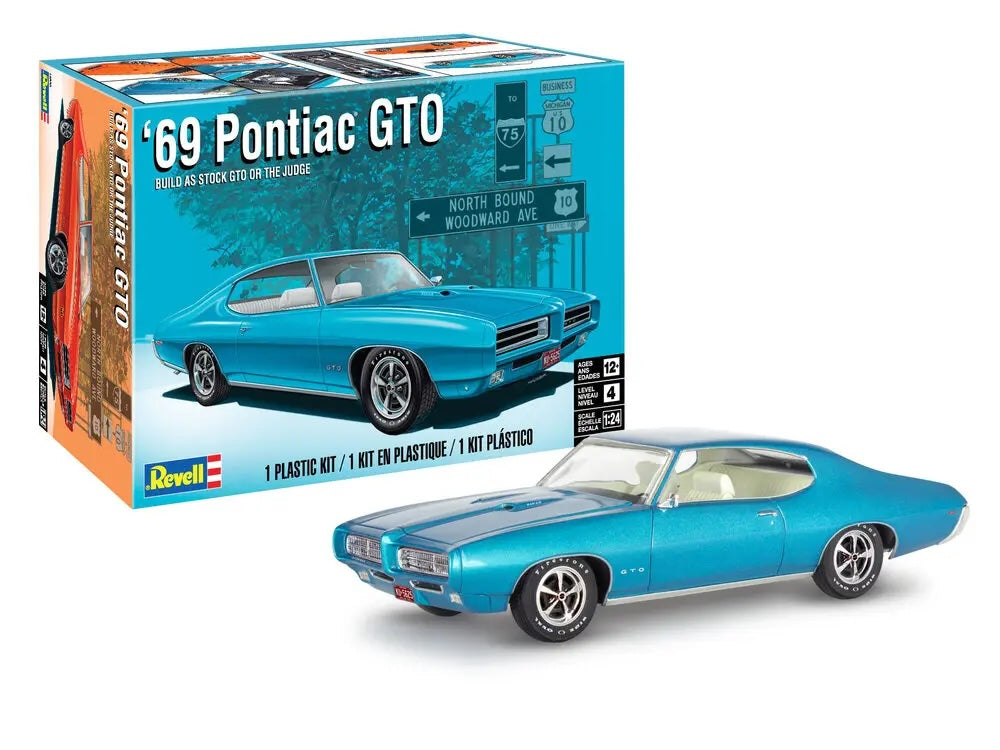 Revell '69 Pontiac GTO "The Judge" 2N1 Car Model Kit 1:24