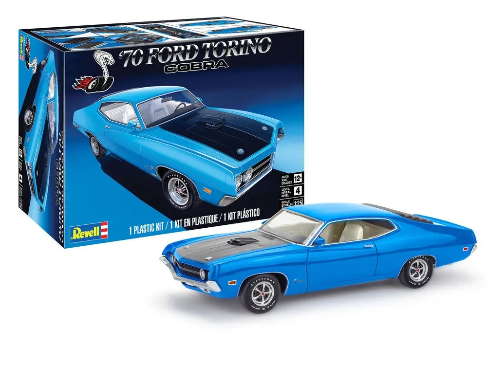 Revell 1970 Ford Torino Cobra Car Model Kit 1:25