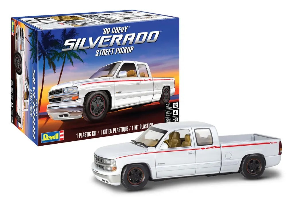 Revell 1999 Chevy® Silverado® Street Pickup Car Model Kit 1:25