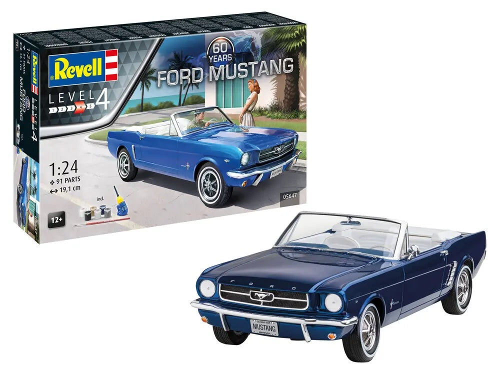 Revell Gift Set Ford Mustang 60th Anniversary Car Model Kit 1:24