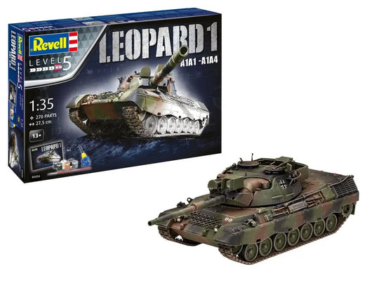 Revell Gift Set Leopard 1 A1A1-A1A4 Tank Model Kit 1:35