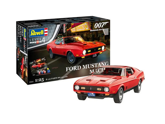 Revell Gift Set James Bond "Ford Mustang Mach 1" Car Model Kit 1:25