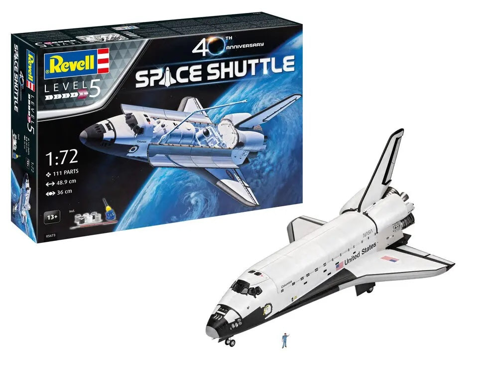 Revell Gift Set Space Shuttle 40th Anniversary Spacecraft Model Kit 1:72