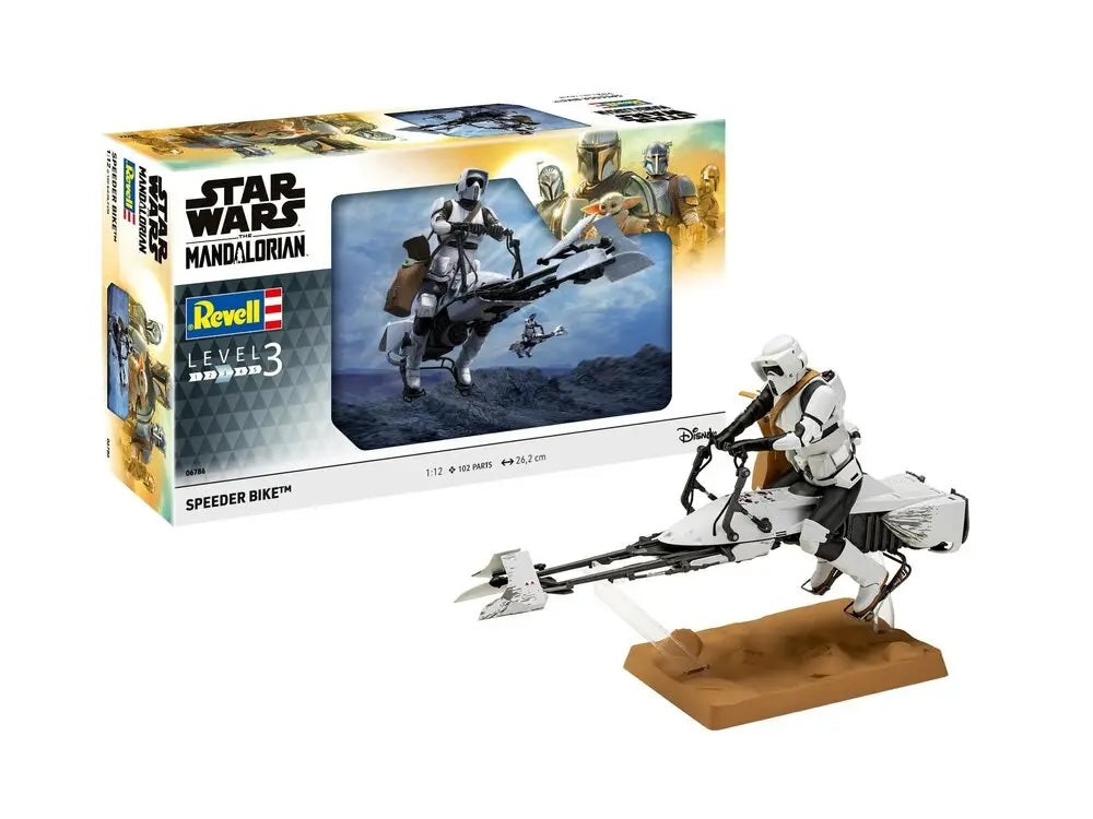Revell Speeder Bike™: The Mandalorian - Star Wars Spacecraft Model Kit 1:12